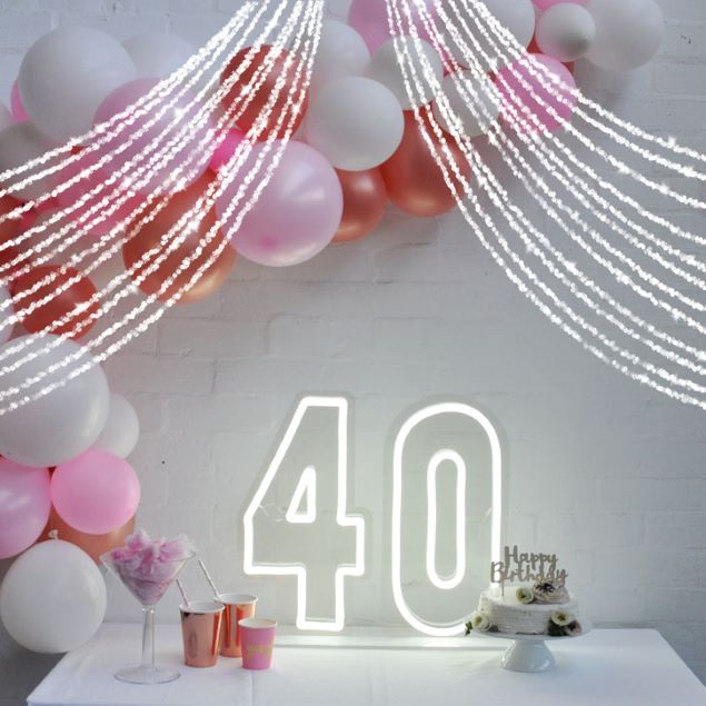 40 LED neon flex light in hot pink from Custom Neon®