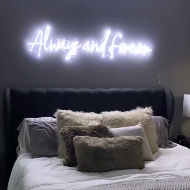 Always and Forever Light Sign
