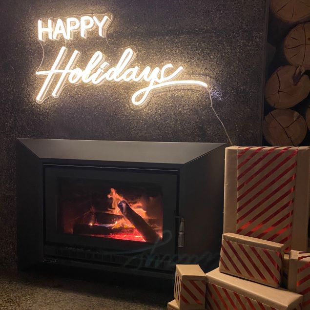 Happy Holidays Lighted Sign