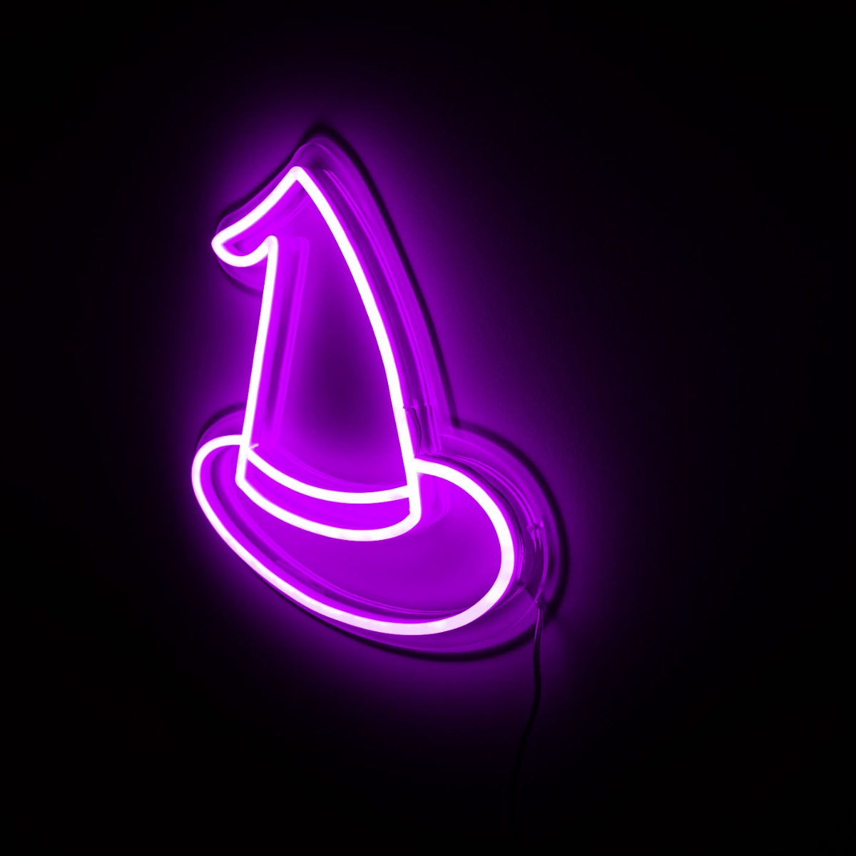Halloween LED Neon Witch Hat