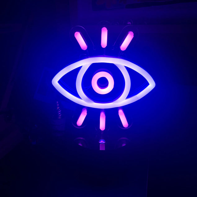 Eye see you Mini Neon Table Light from Custom Neon