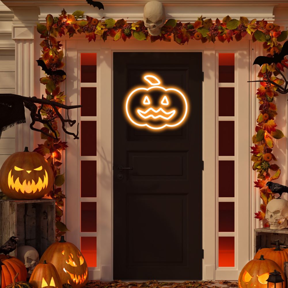 Spooky Light Up Jack O Lantern