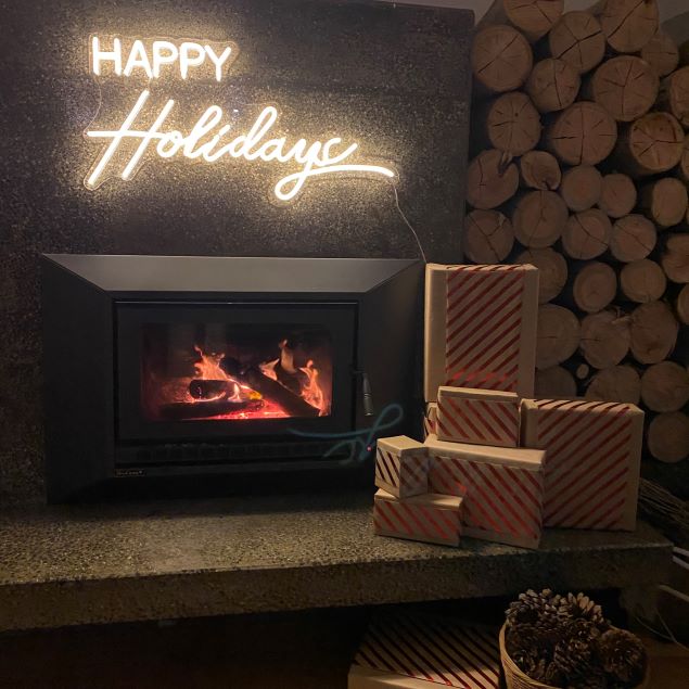 Happy Holidays Lighted Sign