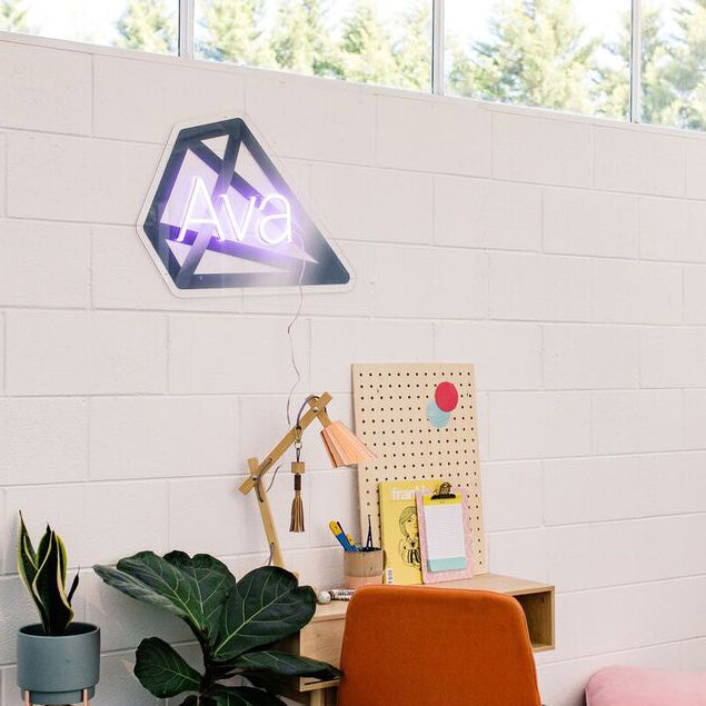 Diamond LED Neon Name Sign for Kids Room - LED from CustomNeon.com