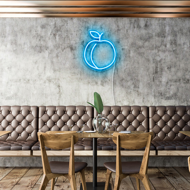 Peach LED Light Sign
pre-designed light-up wall art from Custom Neon®