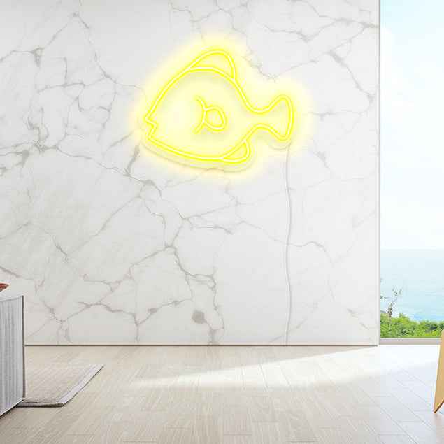 LED Neon Goldfish Light: pre-designed LED neon art from Custom Neon®
