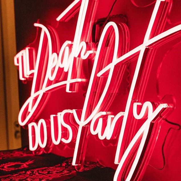 Til Death do us Party red neon sign - from Custom Neon