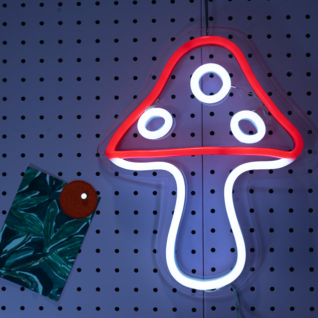 Fairy Toadstool Mushroom Mini Neon Sign from Custom Neon