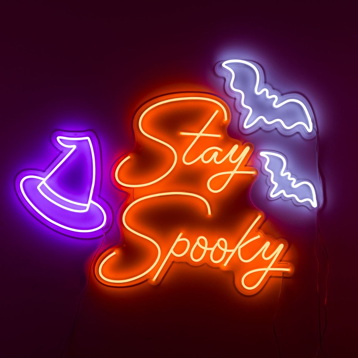 Halloween LED Neon Witch Hat