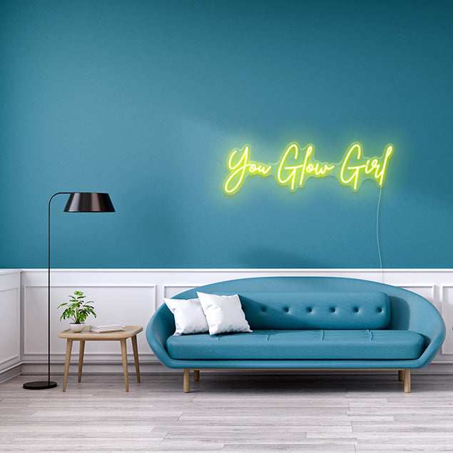 You Glow Girl Neon Light by CUSTOM NEON®