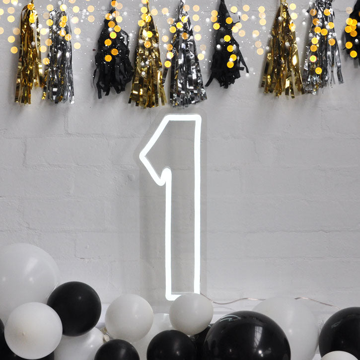 Neon Light for 1st Birthday Party / Anniversary - photo CustomNeon.com