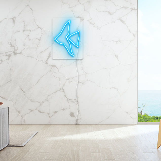 Angelfish Neon Sign: pre-designed LED neon art from Custom Neon®