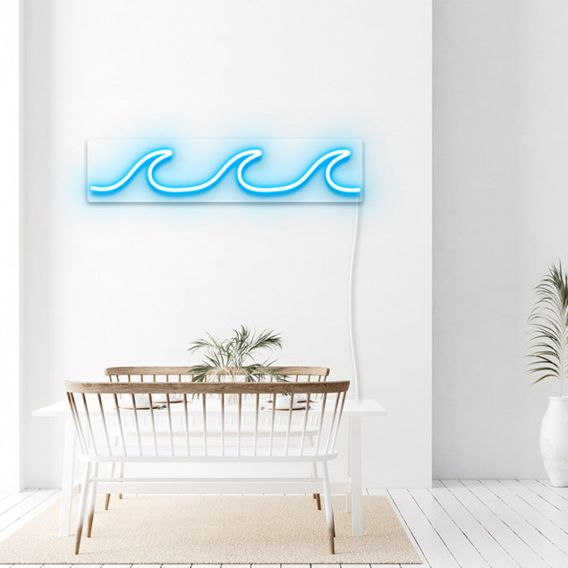 Beach Waves LED Light Sign
pre-designed light-up wall art from Custom Neon®