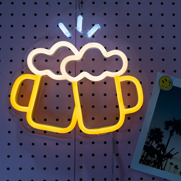 Cheers & Beers Mini Neon Sign from Custom Neon

