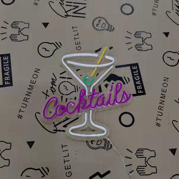 LED Neon Cocktails Sign