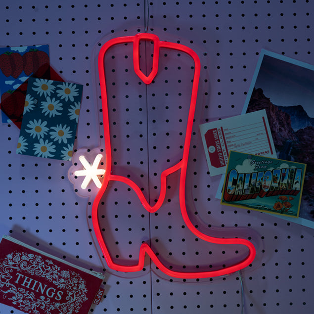 Cowboy Boot LED Neon Sign from Custom Neon®
