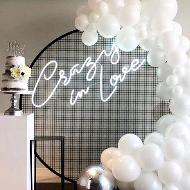  wedding florals and cakes - photo from CustomNeon.com