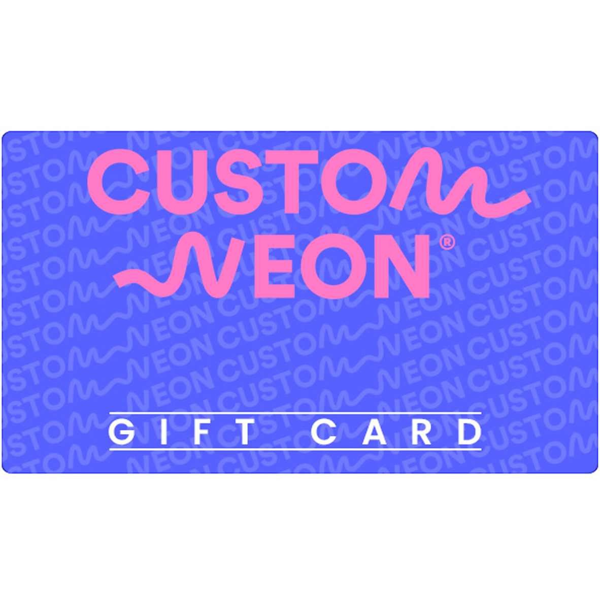 Custom Neon Gift Vouchers from CustomNeon.com