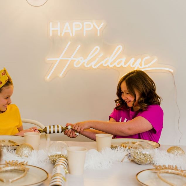 Happy Holidays Lighted Sign