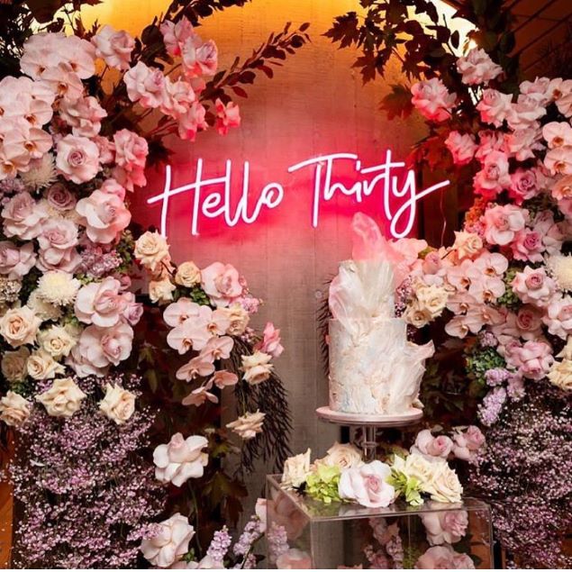  surrounded by decorations - photo from CustomNeon.com