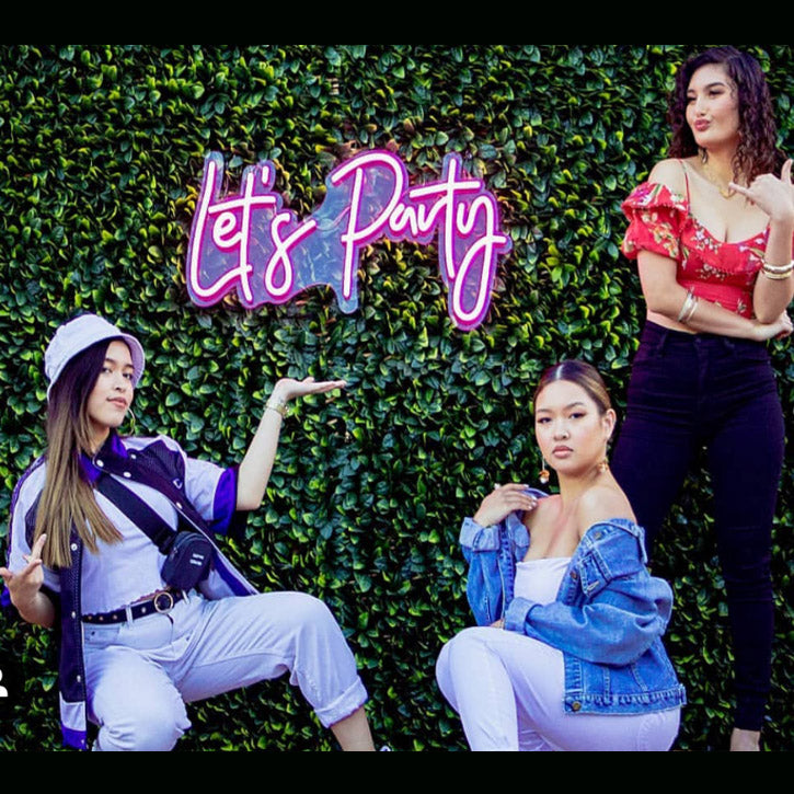 Let's Party Neon Sign