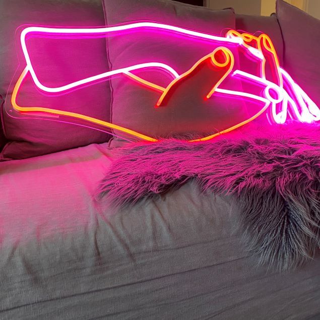Lovers Holding Hands