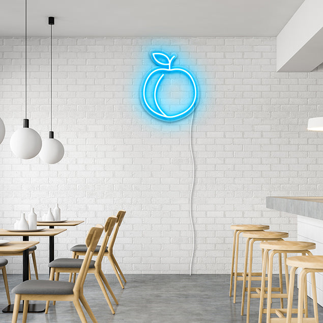 Peach LED Light Sign
pre-designed light-up wall art from Custom Neon®