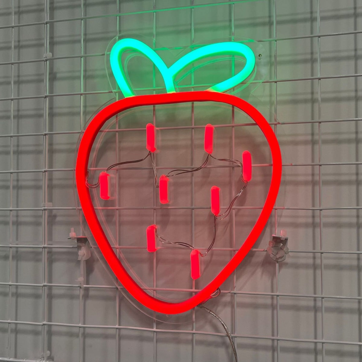 Strawberry Fields  Mini Neon Sign from Custom Neon
