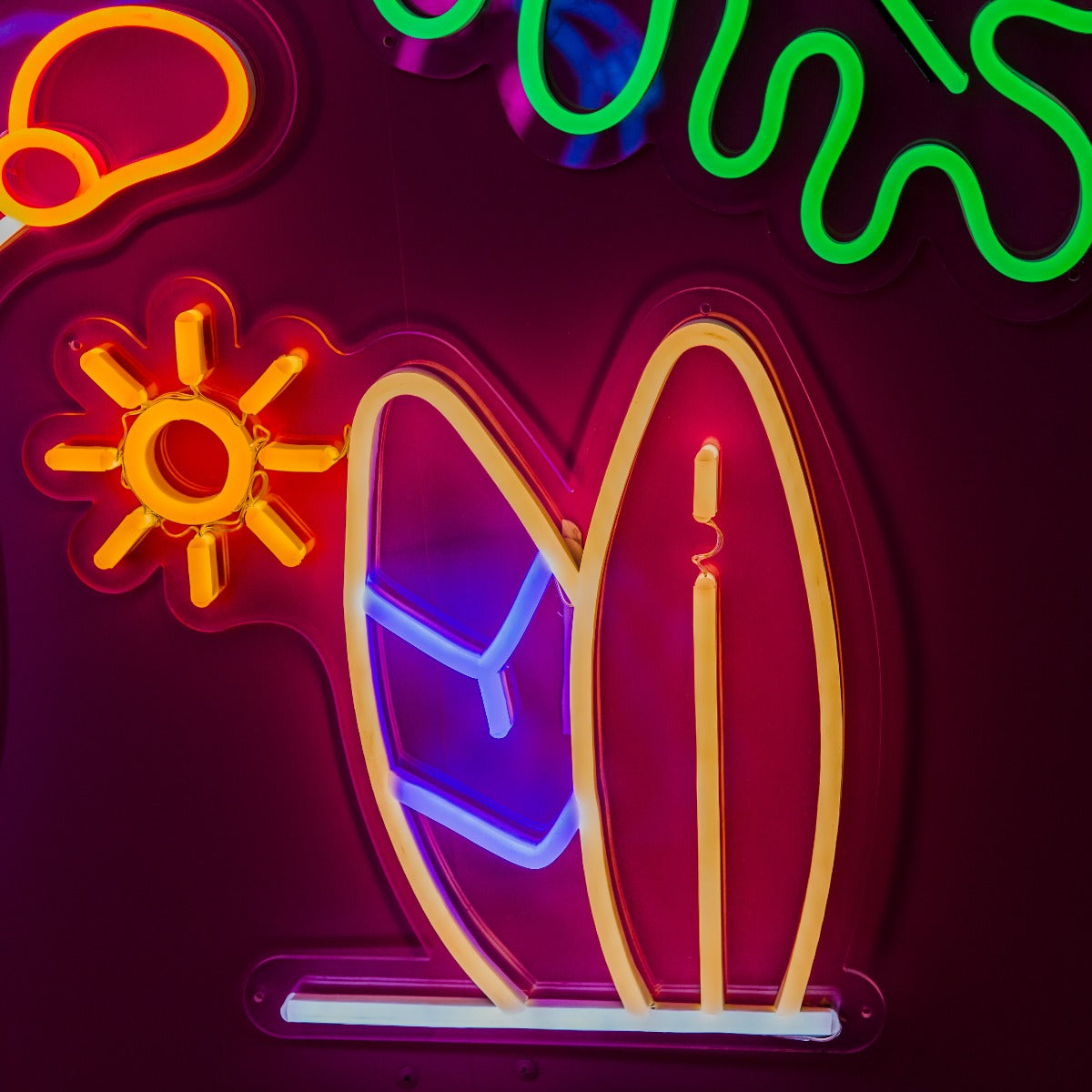 Surfers Paradise Mini Neon Sign from Custom Neon
