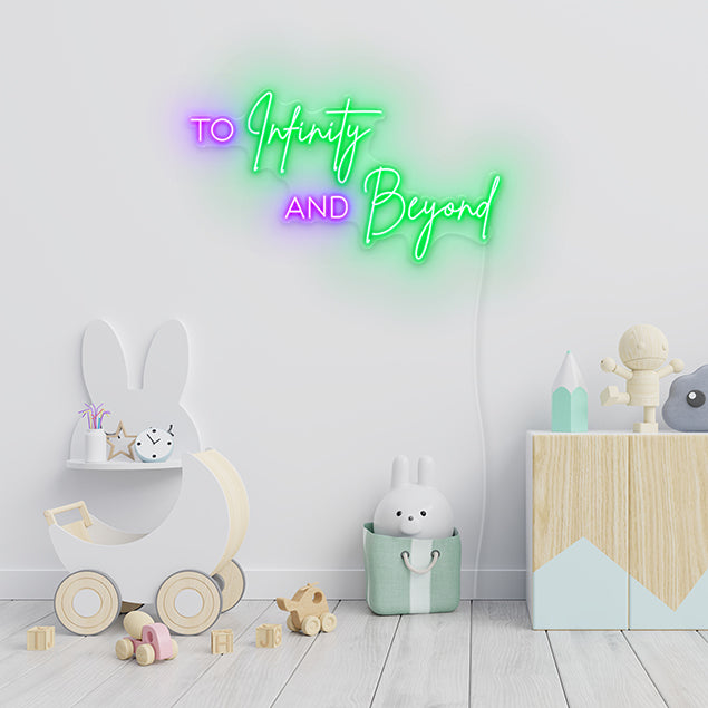 To Infinity and Beyond Neon Sign by CUSTOM NEON®