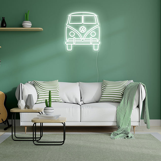VW Bus Neon Wall Art
pre-designed light-up wall art from Custom Neon®